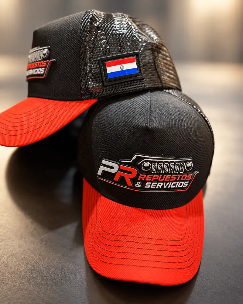 Gorras de PR Repuestos con la bandera de Paraguay